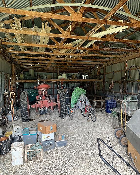 Inside of barn, and loft