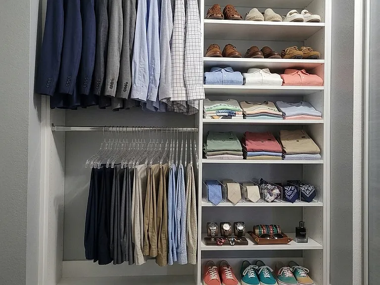 Master Closet Male Side