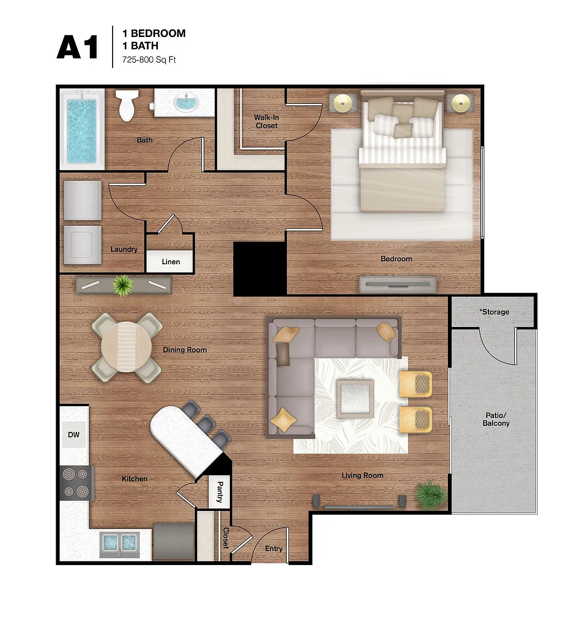 Floor plan A1UPGRADE