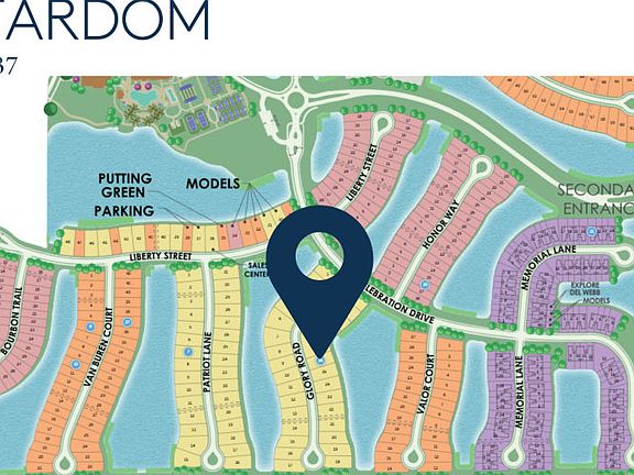 Location of this home within Del Webb Naples