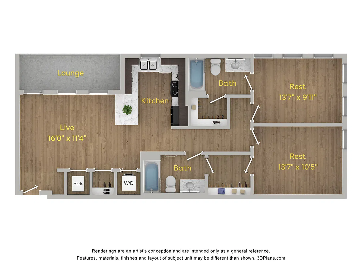 Floor plan B3