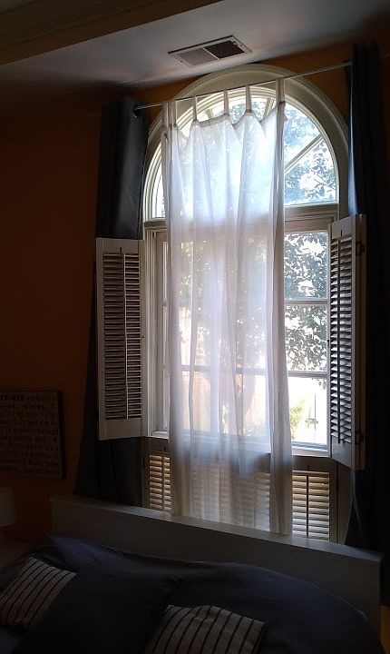 bedroom at dusk