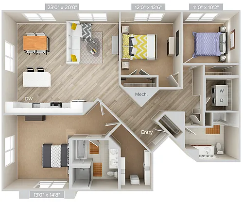 Floor plan C4PS-1573-sig