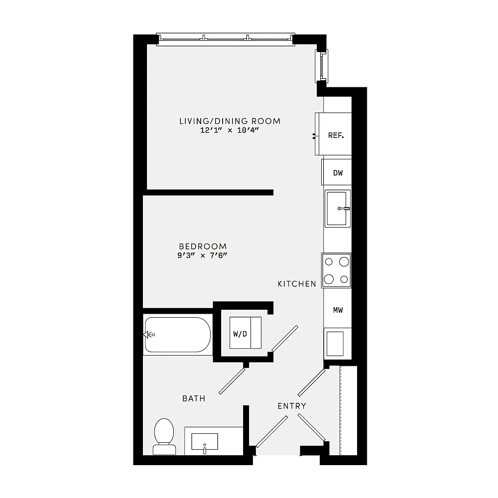 Floor plan JR1A ANSI