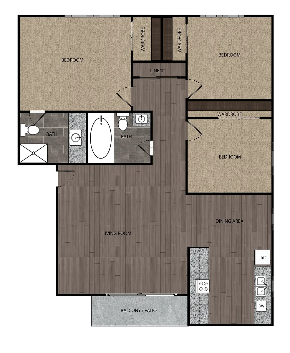 Floor plan The Sand Castle