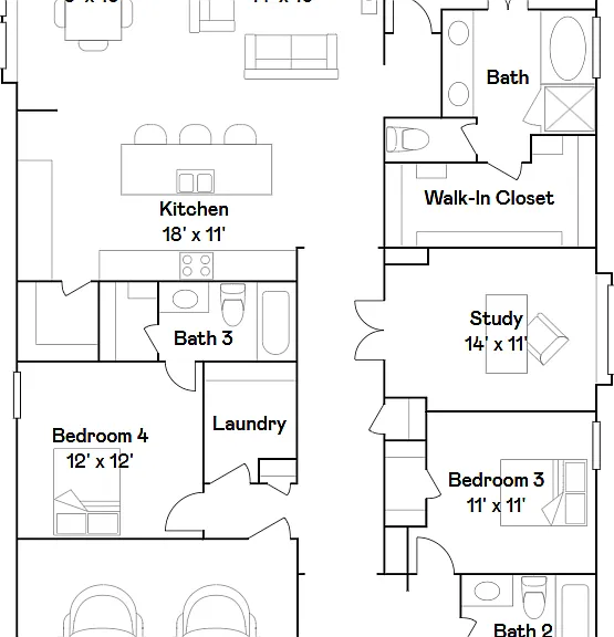 Floor plan 2342 sqft
