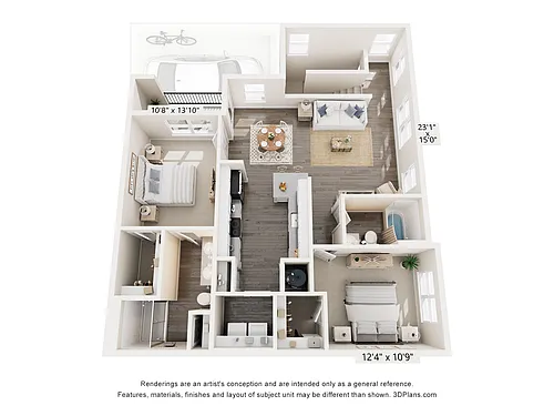 Floor plan Foxtrot w/Garage