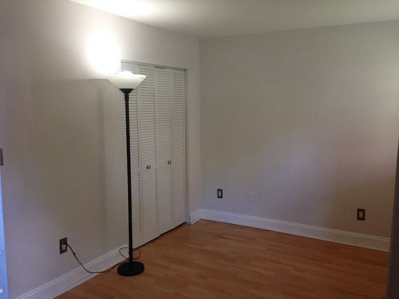 Front view of bedroom