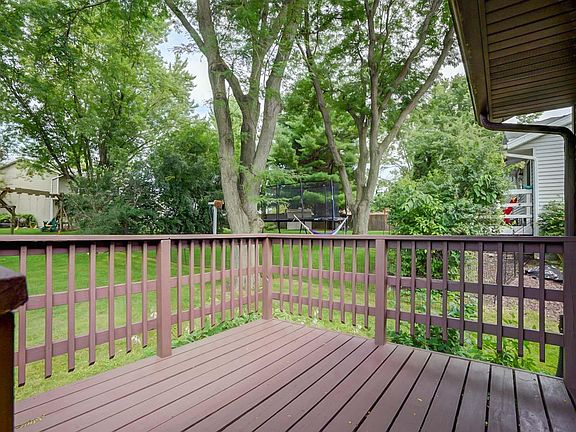 Private deck, walkout from dining room