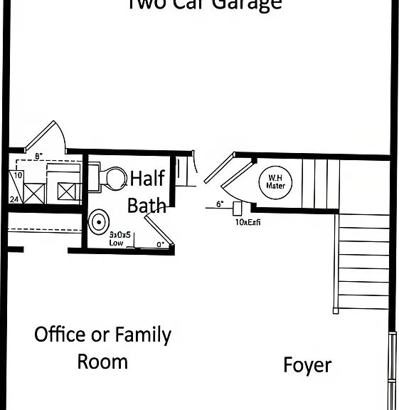 First floor floorplan.