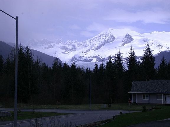 View from front of house