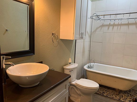 Full bath includes historic bath and modern amenities