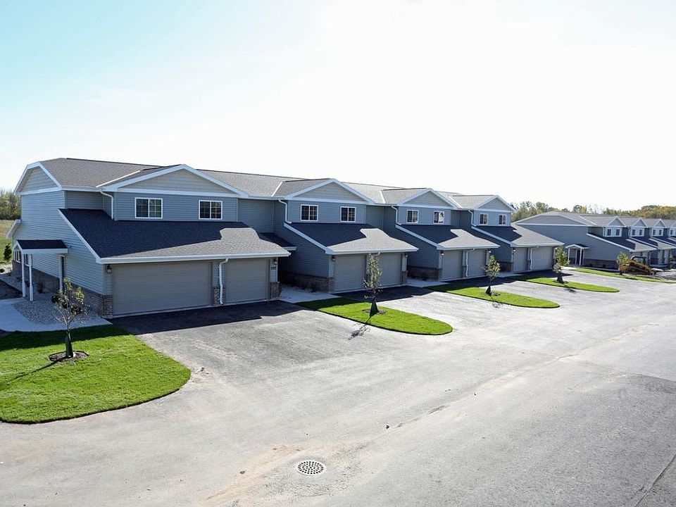Front of Townhomes