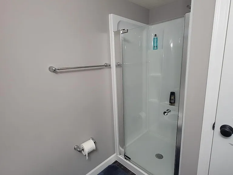 Basement rec room shower