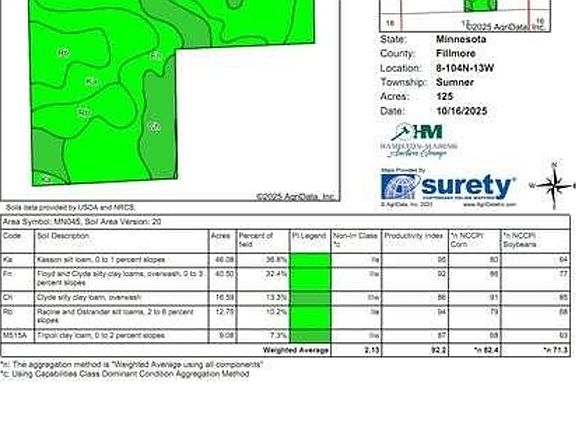 Parcel #1 - 125 Acres