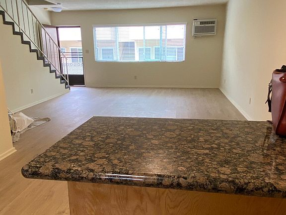 Kitchen views of living room