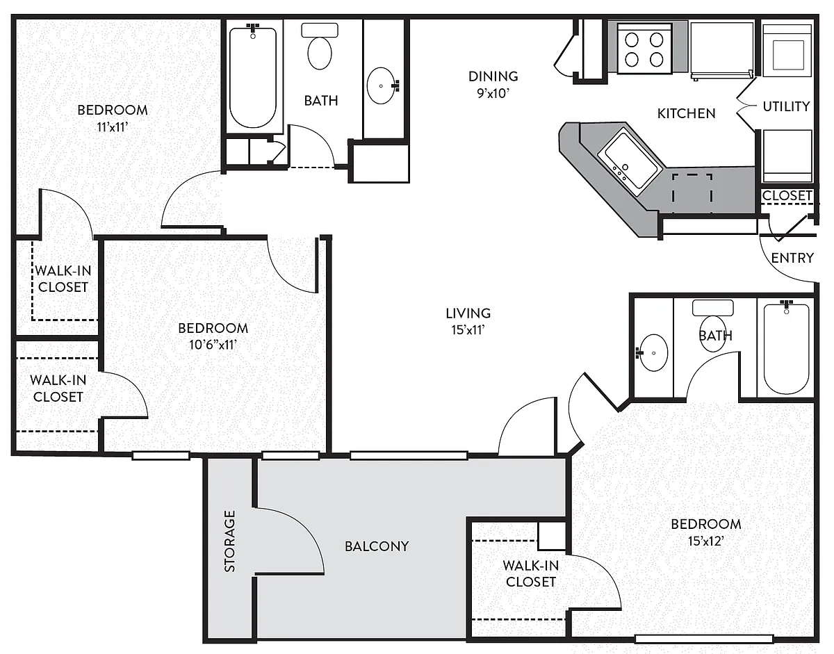 Floor plan C1R-LUXE
