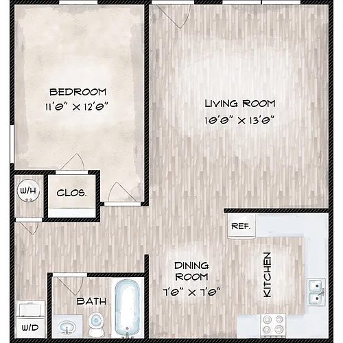Floor plan Maple Deluxe
