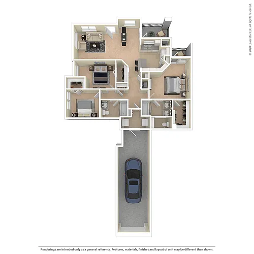 Floor plan Cervinia Lower