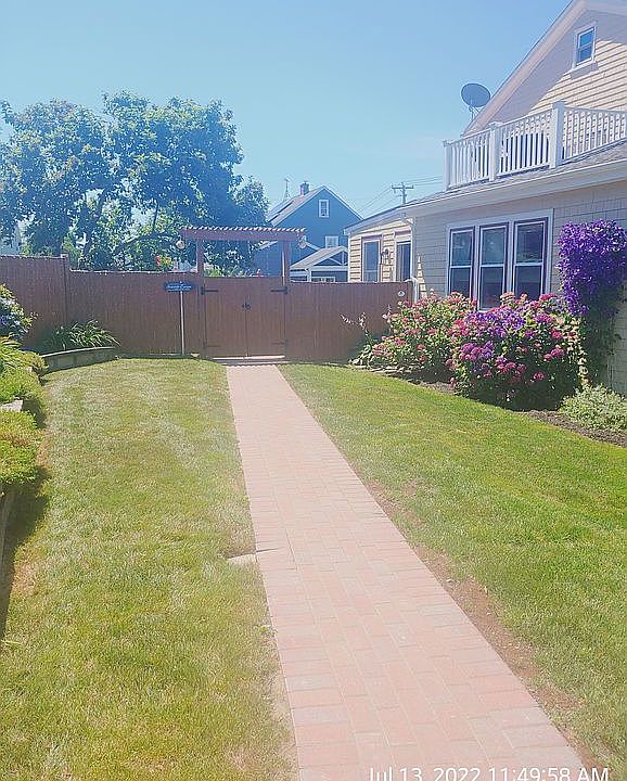 Walk to backyard