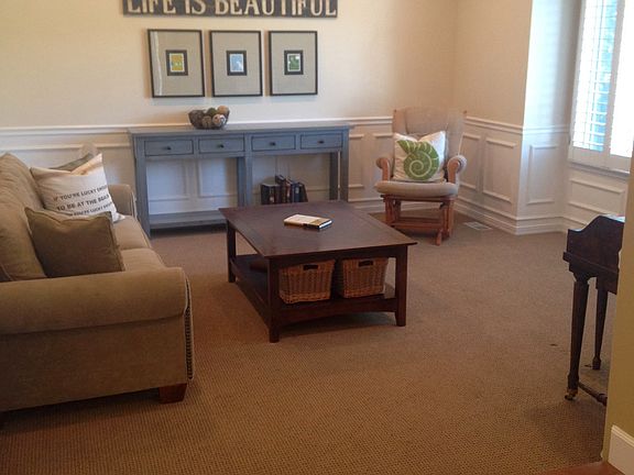 Step down living room