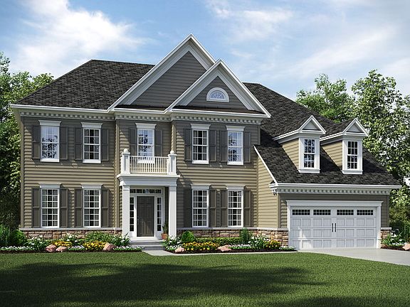 Elevation D with Stone watertable