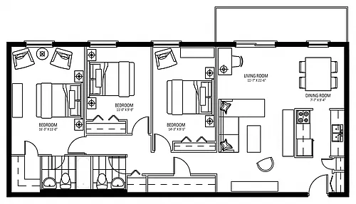 Floor plan 302