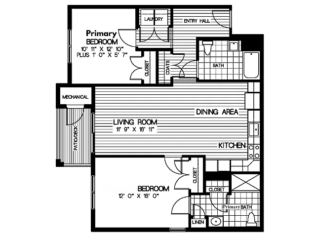 Floor plan B2BH