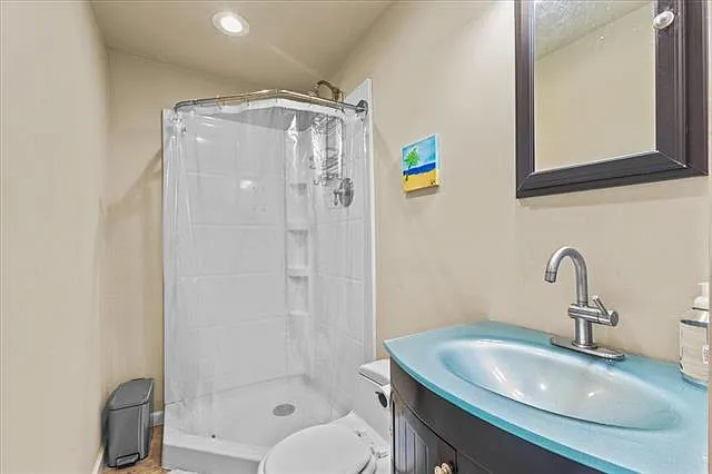 First floor bathroom with full shower