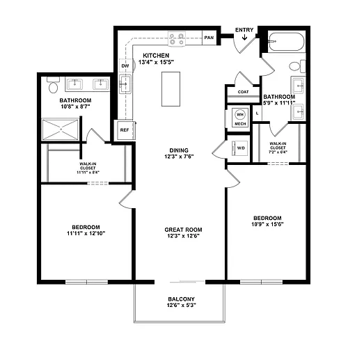 Floor plan B21