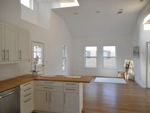 New open floorplan with high ceilings