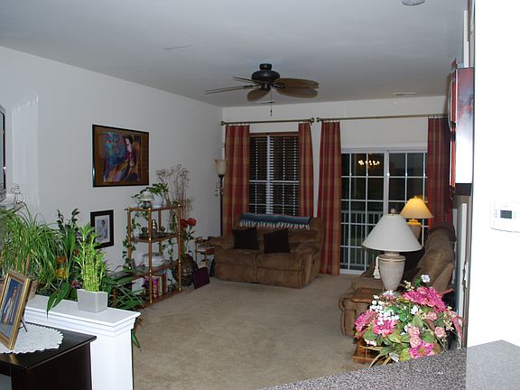living room & balcony