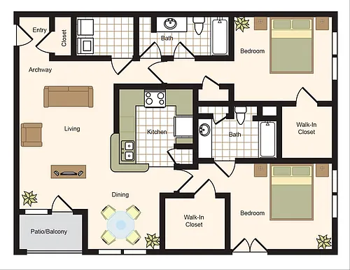 Floor plan C