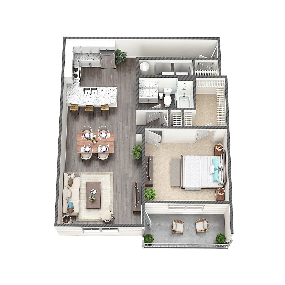 Floor plan A1B