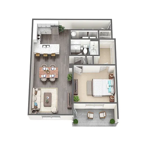 Floor plan A1B