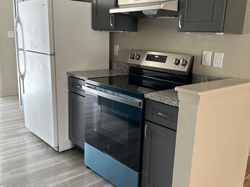 New solid wood cabinets, solid granite countertop and appliances