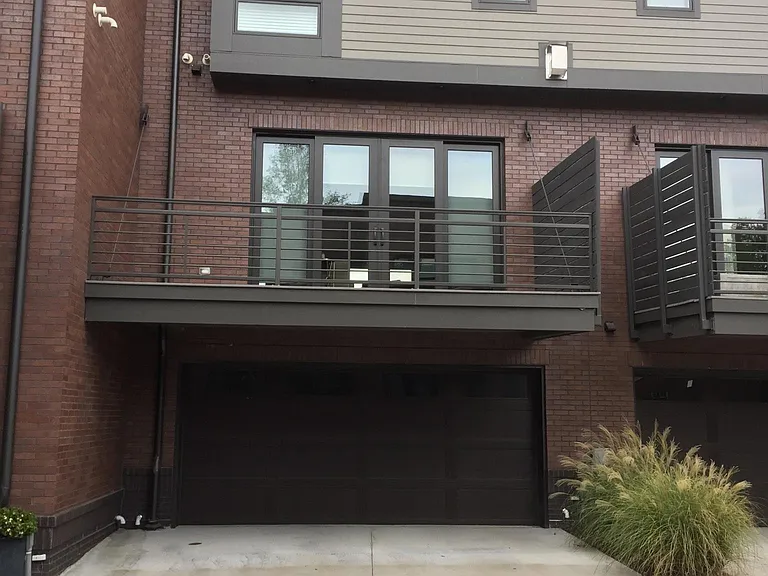 Double car garage with additional outside parking