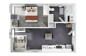 Floor plan Central Station A1