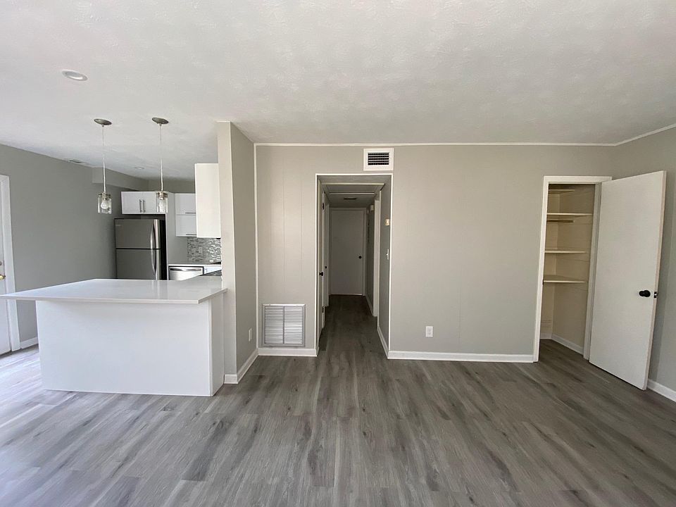 Living Room, Hallway, Kitchen