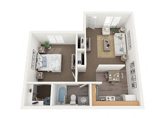 Floor plan 1X1