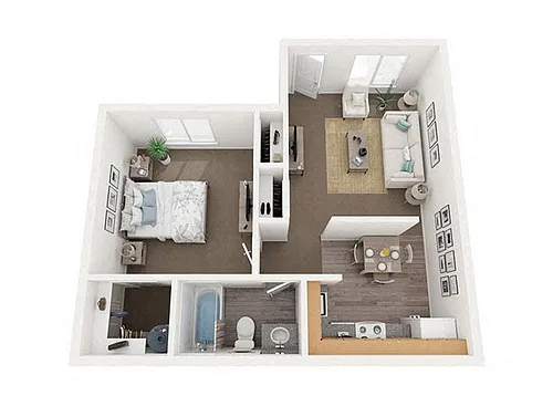 Floor plan 1X1