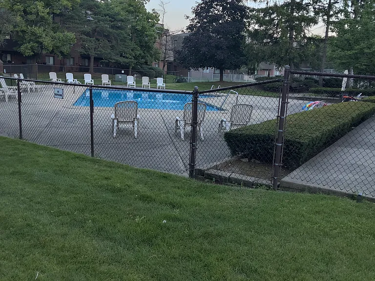 Pool, view from the balcony.