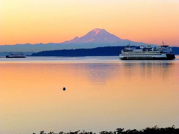Sunrise, Rainier, Ferry