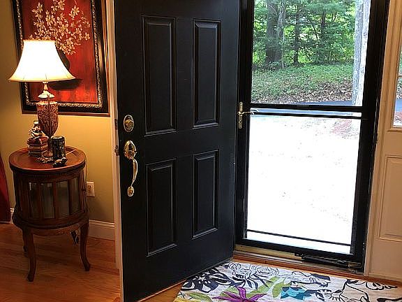 Front door from hallway