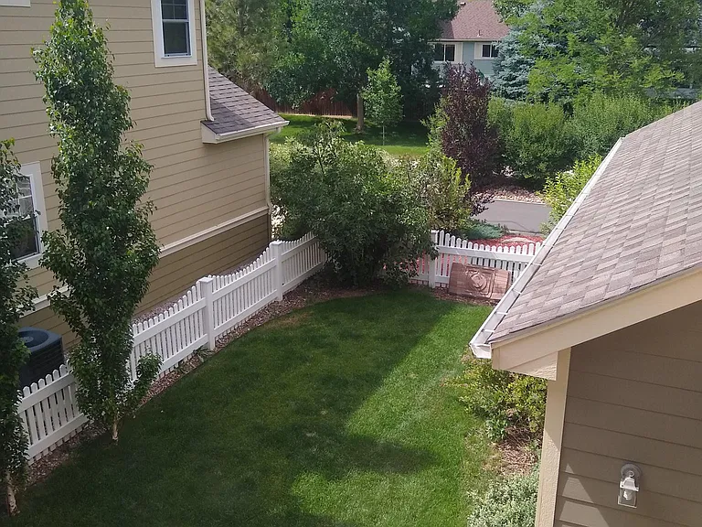 Backyard from upper Level