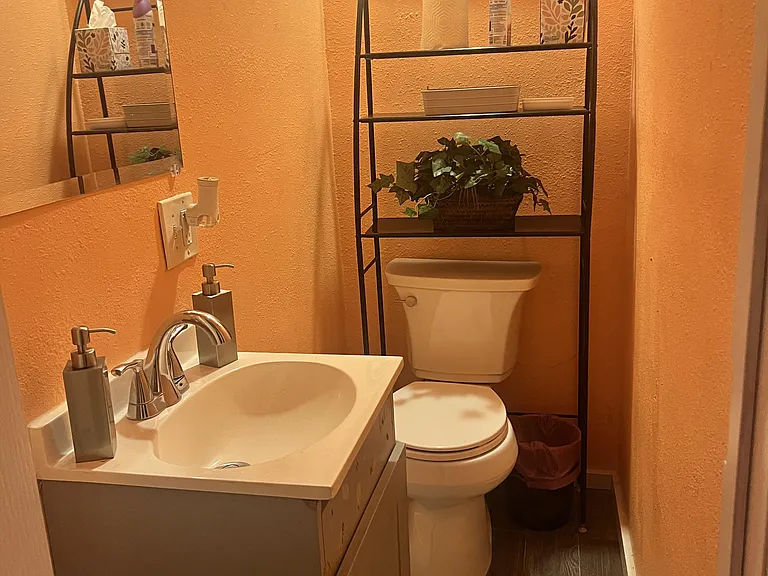 Hallway Half Bath for Bedroom 3 and 4