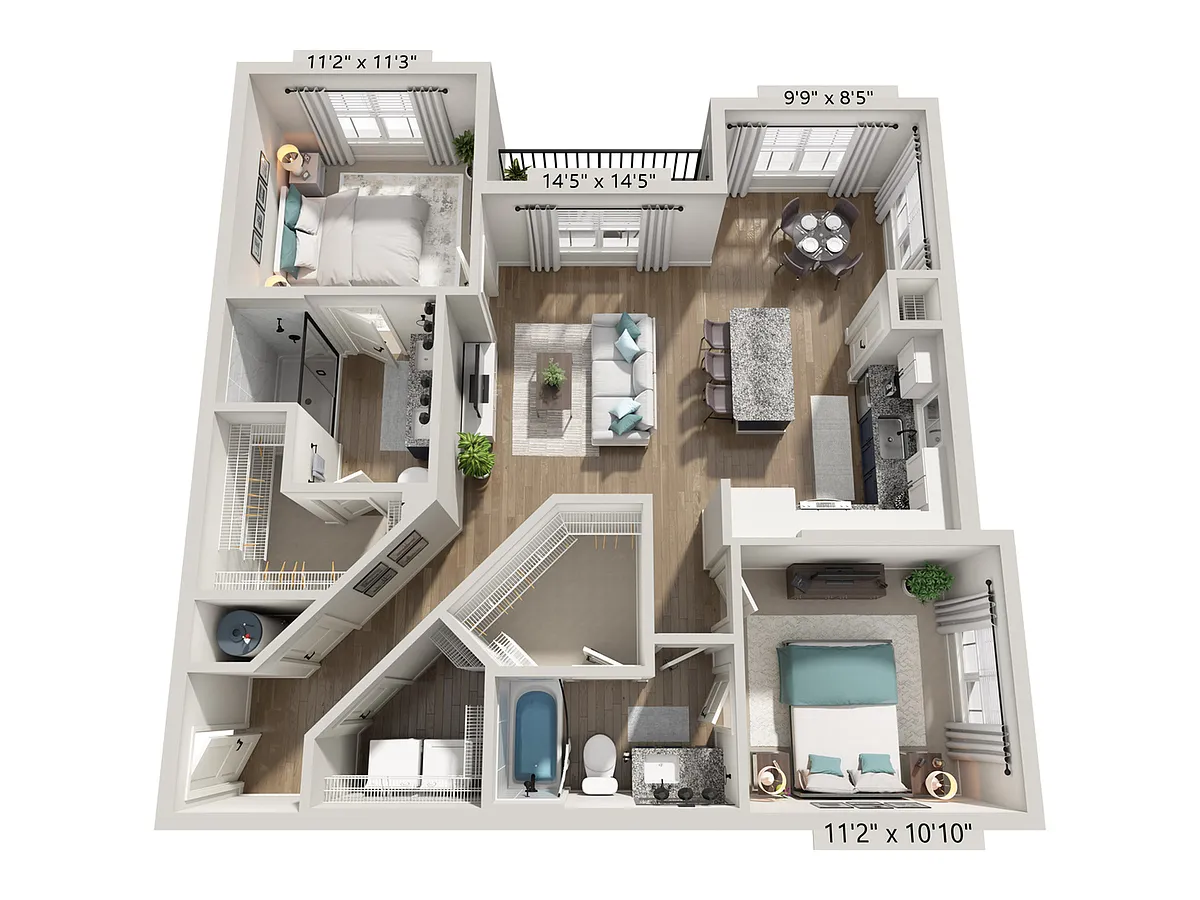 Floor plan B1