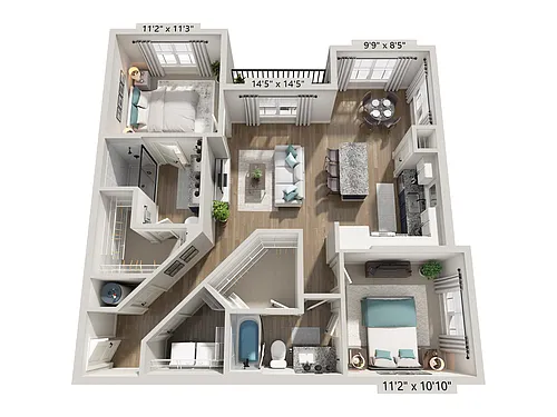 Floor plan B1