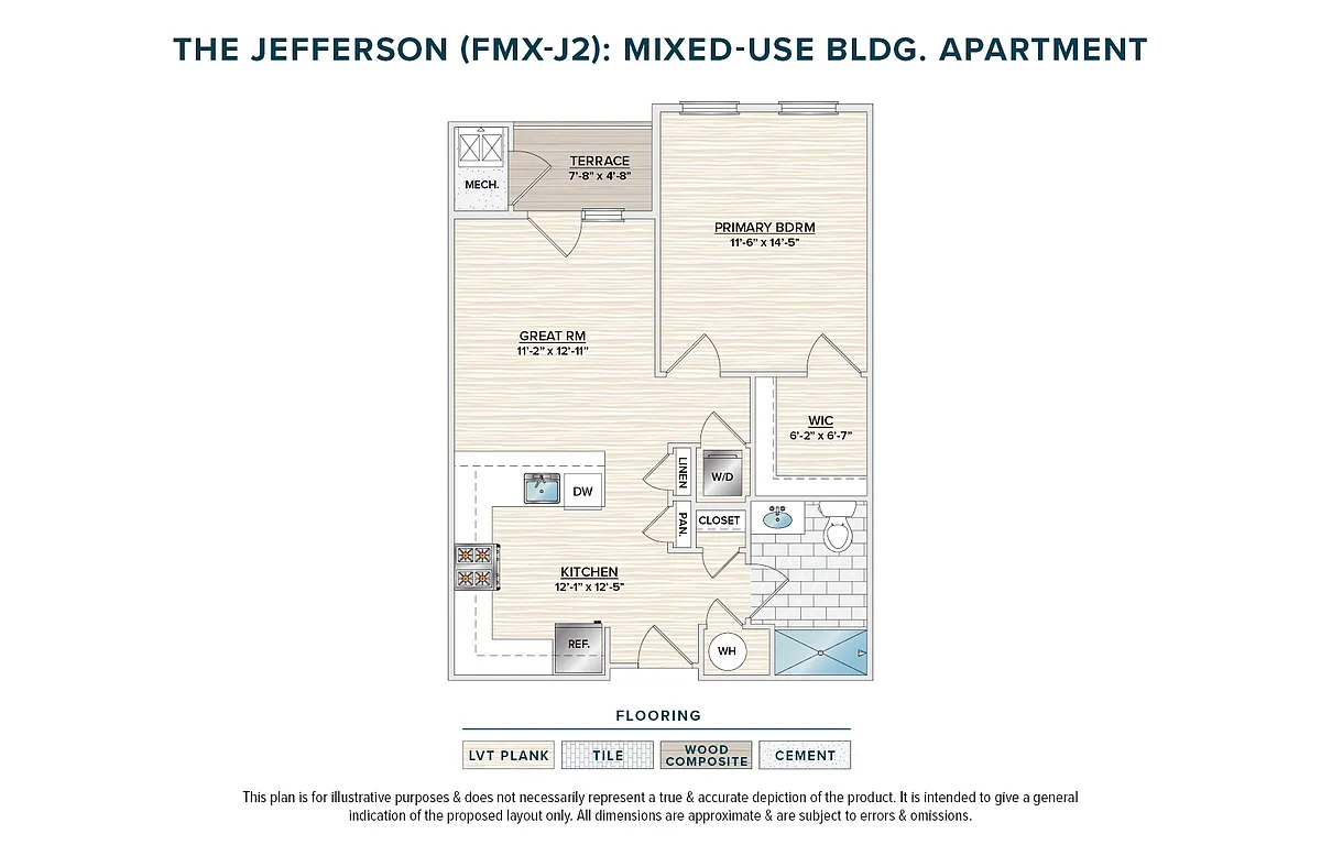 Floor plan The Jefferson (FMX-J2)
