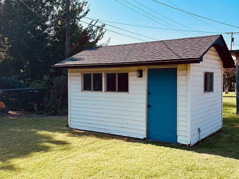 Office in backyard
